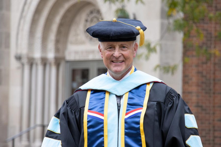 “I am ready to serve as your 10th president”: Viterbo’s presidential inauguration of Richard Trietley